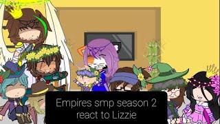 Empires smp season 2 react to Lizzie [upl. by Nirik]