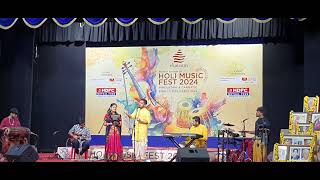 bantureethi kolu by Spoorthi Rao and Sai Vignesh in holi music fest [upl. by Loresz]