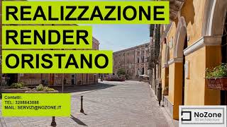 REALIZZAZIONE RENDER ORISTANO  FOTOINSERIMENTI [upl. by Ballman]