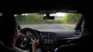 2017 Golf GTI Clubsport chasing 911 GT3 at Nurburgring nordschleife [upl. by Ludie354]