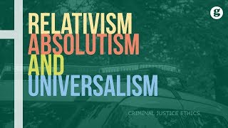 Relativism Absolutism and Universalism [upl. by Airdnal]