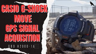 CASIO GSHOCK MOVE Gps signal acquisition GBD H20001A GPS signal tests [upl. by Troxell]