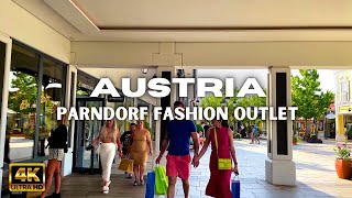 4K Walking Tour of Austria  PARNDORF FASHION OUTLET  Travel Austria 2023 [upl. by Luebke]