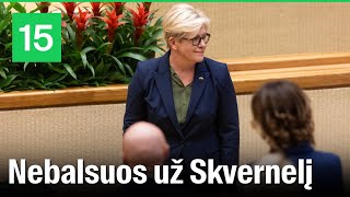 Ingrida Šimonytė Sauliui Skverneliui balsų užteks ir be manojo [upl. by Carita419]