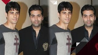 Karan Johar amp Sidharth Malhotras SECRET MEET  Bollywood News [upl. by Hgielhsa956]