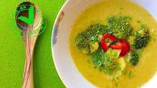 BROKKOLISUPPE MIT KOKOS I Basische Ernährung I vegan I Karin Knorr Ernährungstraining [upl. by Weld428]