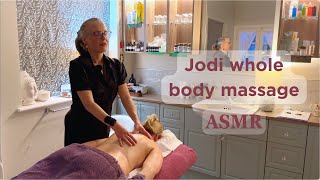 ASMR Relaxing Whole Body Aromatherapy Massage  back abdomen face and scalp 💆‍♀️💤 NEW JODI VIDEO [upl. by Roxanne910]