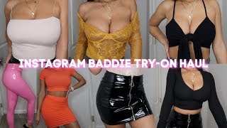 QUICK INSTAGRAM BADDIE TRY ON HAUL ♡ ft KnowstyleUSA [upl. by Assirrec]