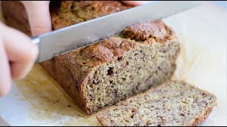 Healthy Banana Bread with Applesauce [upl. by Northrop]