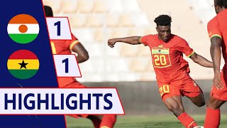 Niger vs Ghana 11  AFCON 2025 Qualifiers  Goals and Extended Highlights HD [upl. by Suirrad344]