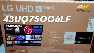 🔴 LG 43UR78006LK 43quot 4K UHD Smart TV HDR10 webOS23 [upl. by Anatniuq]