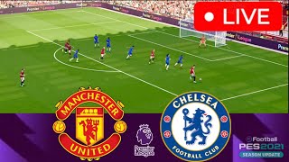 Manchester United vs Chelsea LIVE 🔴 Premier League 202425 ⚽ LIVE Match Now [upl. by Rentschler]