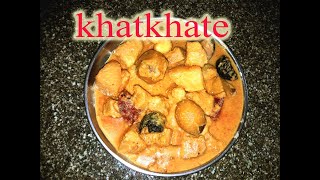 Khatkhate  A multiveg konkani gravy dish hindi [upl. by Ainigriv]