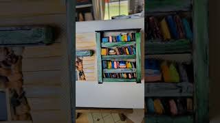 Day 2 Book Nook You can never have too many books dailyprogress artonyoutube booklover art [upl. by Lanfri]