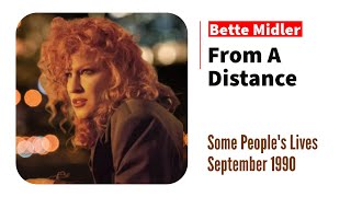 FROM A DISTANCE Lyrics – Bette Midler 1990 [upl. by Neened317]