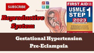 USMLE step 1Gestational HypertensionPreeclampsia from First AIdReproductive PathologyUrduHindi [upl. by Reyaht]