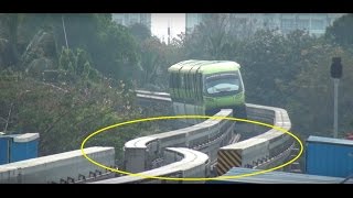 MUMBAI MONORAIL  Dont Miss The End amp See Something called TURNOUT Never Seen Before [upl. by Luapnaes]