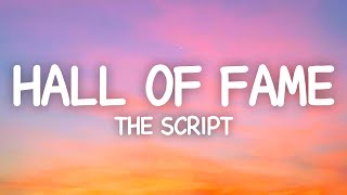 The Script  Hall of Fame Lyrics [upl. by Llerehc]