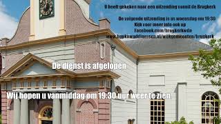 Ochtenddienst Dankdag 01112023 930  Brugkerk Waddinxveen  ds GC Bergshoeff  Wijkpredikant [upl. by Nostets]