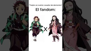 Asta con los demonios lo shipean a Tanjiro XD demonslayer shorts tanjiro [upl. by Aonian204]