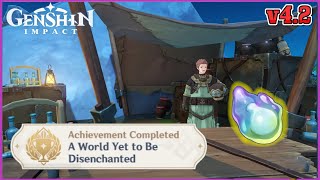 A World Yet to Be Disenchanted  Hidden Achievement  v42 Guide  Genshin Impact [upl. by Watson997]