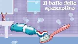 Il ballo dello spazzolino  Canzoni per bambini di Mela Music MelaEducational [upl. by Hgeilyak]