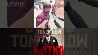 Matka Movie Review matka matkamovie varuntej varuntejkonidela shorts ytshorts [upl. by Dnomsaj152]