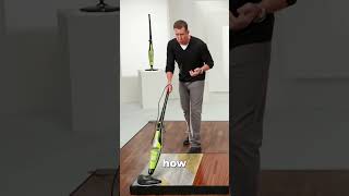 Lets test the H2O HD Steam Cleaner on floor cleaning SteamCleaner FloorCleaning CleaningHacks [upl. by Eudora]