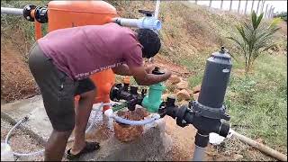 Brand new sand filter demonstration after installation DarviGroup [upl. by Shantee74]