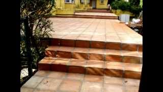 terracotta tiles how to lay terracotta tiles exterior terracotta tiles patio tiles [upl. by Ainiger]