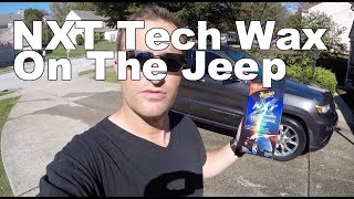 Meguiars NXT Tech Wax On The Jeep [upl. by Oona]