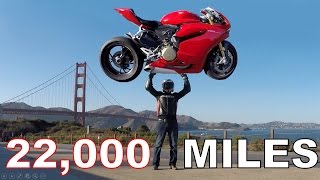 Ducati Panigale 22000 Mile Review and Repair Costs [upl. by Crooks]