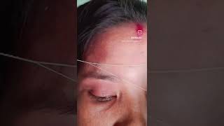 eyebrow theading theading song short video [upl. by France999]