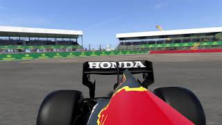 Verstappen and Hamilton crash in f1 game [upl. by Dajma]