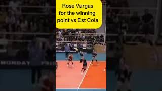 OG Rose Vargas delivers the winning shot of CCS vs Est Cola creamline rosevargas kylenegrito pvl [upl. by Docile]