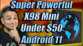 x98 Mini TV Box 4K Android TV Works SUPER POWERFUL [upl. by Aisitel]