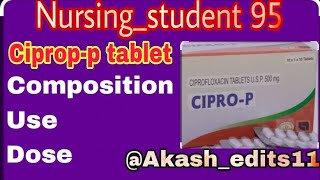 Cipropp tablet  Ciprofloxacin tablet  Cipropp tablet ka उपयोग  trading video doctordoctor [upl. by Lizzy614]