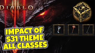 How the Season 31 Theme impacts every class in Diablo 3 [upl. by Etnovaj122]