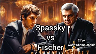 Spassky  Fischer World Chess Championship Match 13 1972 • 01 [upl. by Cilo]