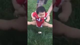 Why Are Babies Afraid of Grass⁉️😱 [upl. by Rekcut]