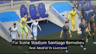 Fifa 16 M0d FC24  Fix Entrance Scene Stadium Santiago Bernabeu  Fifa 16 Mobile Offline [upl. by Erma]