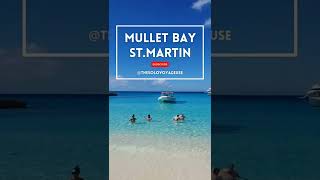 Mullet Bay Beach StMaarten  The Solo Voyageuse [upl. by Aronoel258]