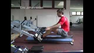 Eric Johannesen rowing machine 2012 [upl. by Luhey]