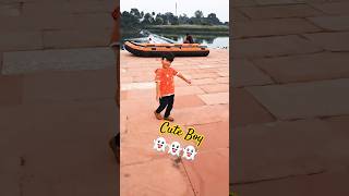 Cute Boy Aksh 👶👼👶 DJ Maro Ho Ho 👼🤣 shorts akshsingh stashorts jhula [upl. by Irat]