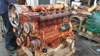 Engine Deutz F5L413 FR 112 kW 152 HP 2500 rpm 170 HP max engine start sound Motor Matadotti SRL [upl. by Daveta]