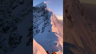 Mt EVEREST summit climb view of the Hillary Step view during a beautiful sunrise shorts everest [upl. by Dnalerb346]