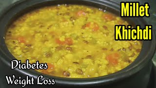 Millet Khichdi Recipe  Foxtail Millet Khichdi Recipe  Foxtail Millet Recipes For Weight Loss [upl. by Eilyab]