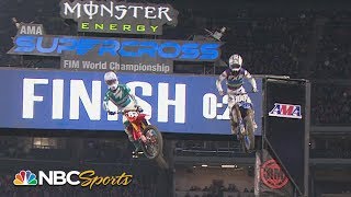 Supercross Round 3 at Anaheim  250SX EXTENDED HIGHLIGHTS  Motorsports on NBC [upl. by Leahpar]