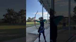 Archery afternoon practice recurve barebow 06092024  shooting without stabilizers [upl. by Ahsiken691]