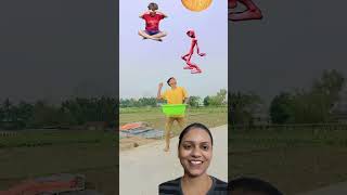 Flying Crying babies catching vs Dame tu cosita allen amp frog vs cute boudi  Funny😆 vfx magic video [upl. by Valaria]